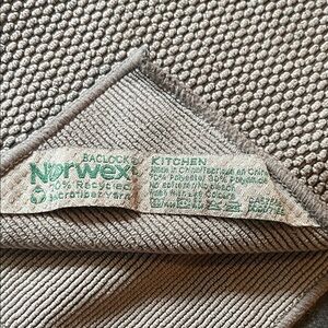 Norwex Textured Gray Kitchen Cloth